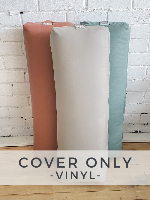 Vinyl Covers for Yoga Bolsters Love My Mat
