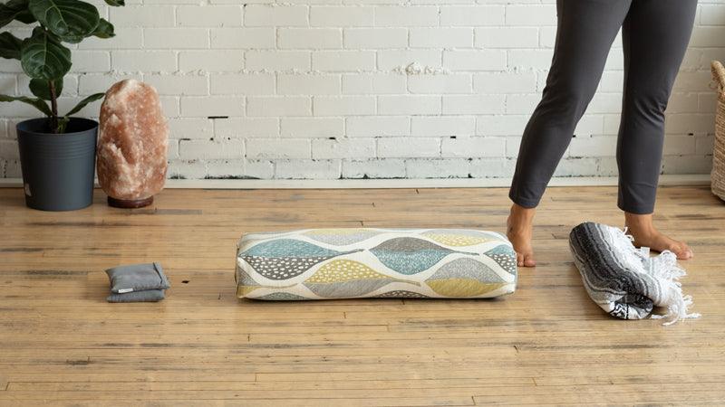 How to Use a Bolster, Blanket & Hand Weights - Love My Mat