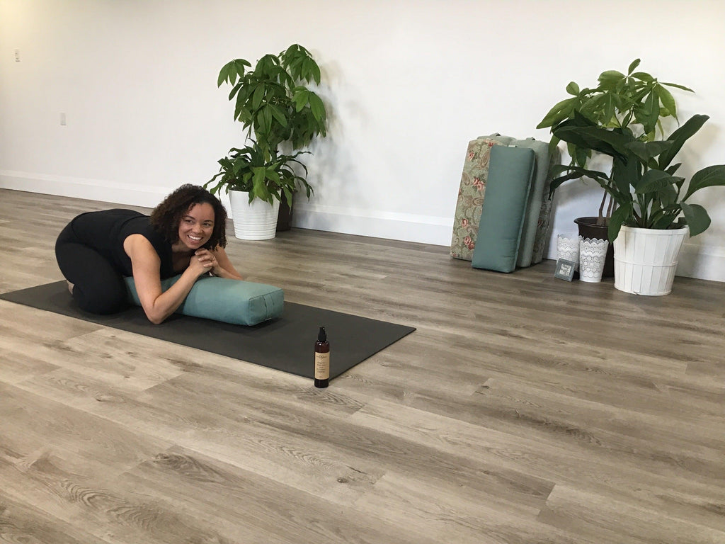 Easy to clean yoga bolsters and yoga props made in Canada