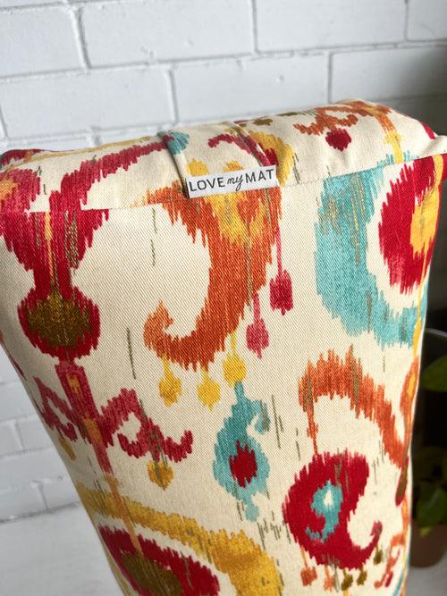 Colourful Bolster for Yoga and support