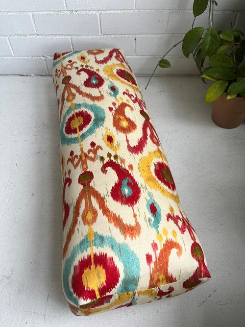 Extra Long Supportive Cotton Yoga Bolster