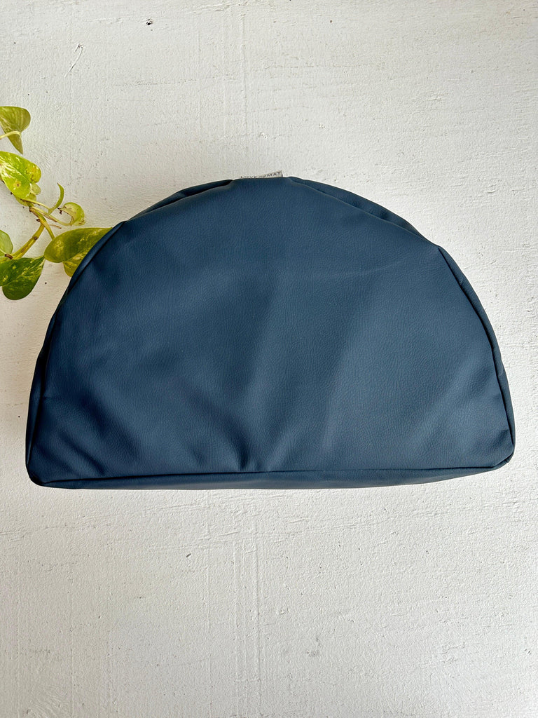 Navy Vinyl Meditation Cushion - Love My Mat