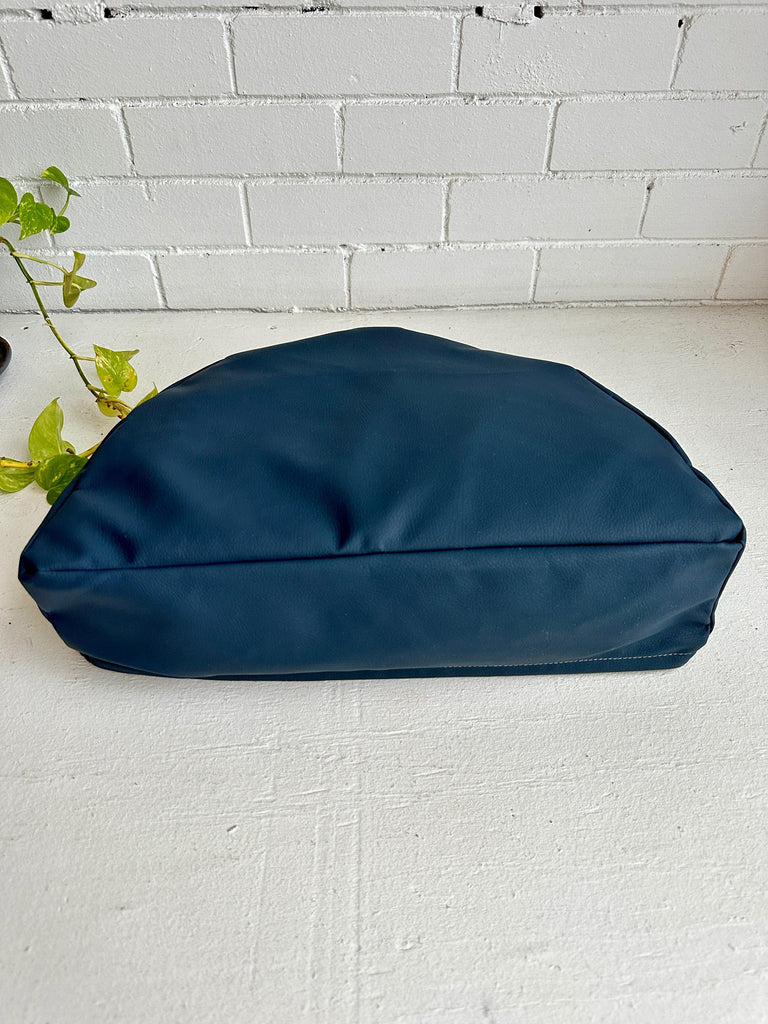 Navy Vinyl Meditation Cushion - Love My Mat