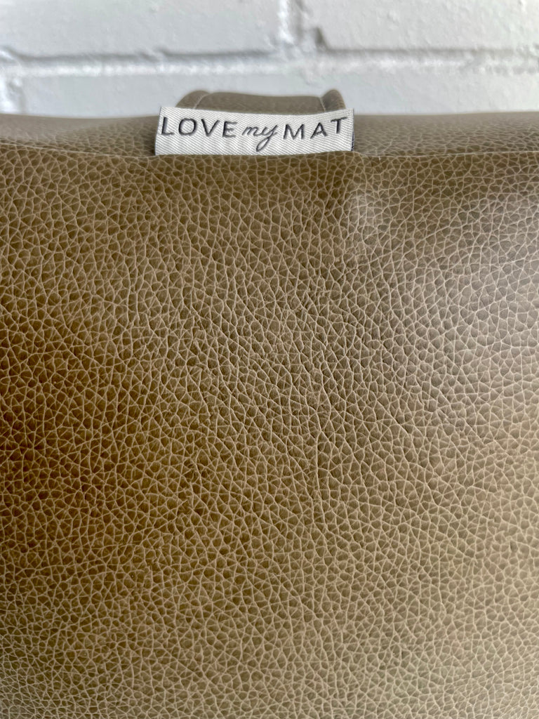 Almond Vinyl Long & Lean Bolster - Love My Mat