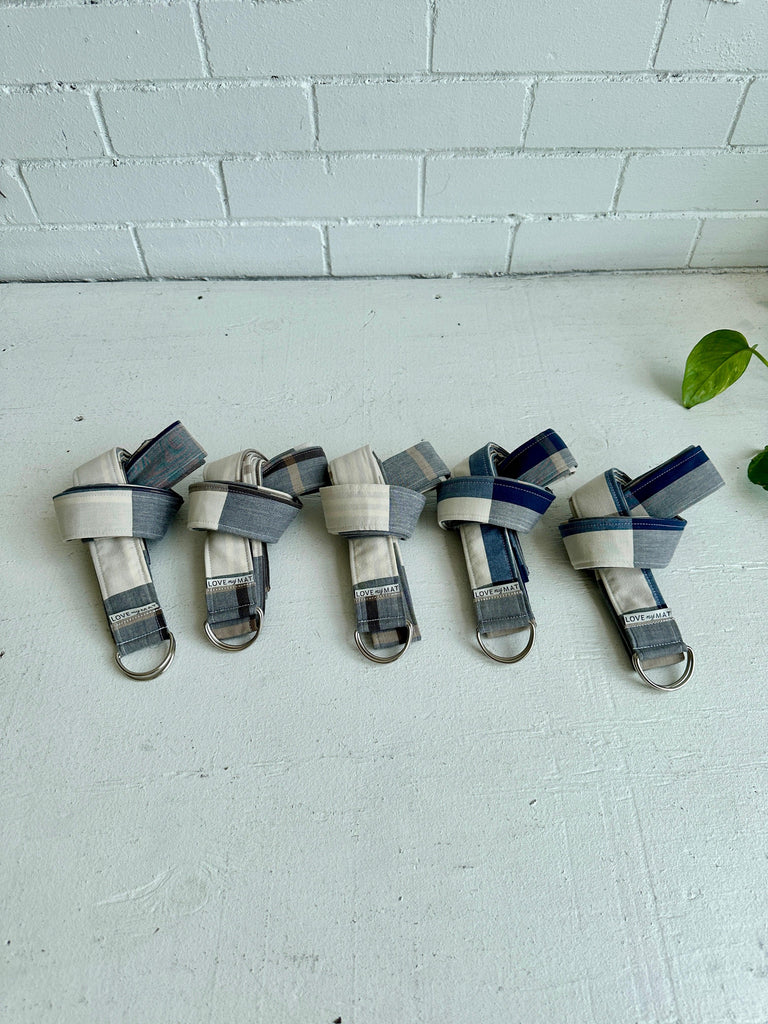 Plaid Yoga Strap - Love My Mat