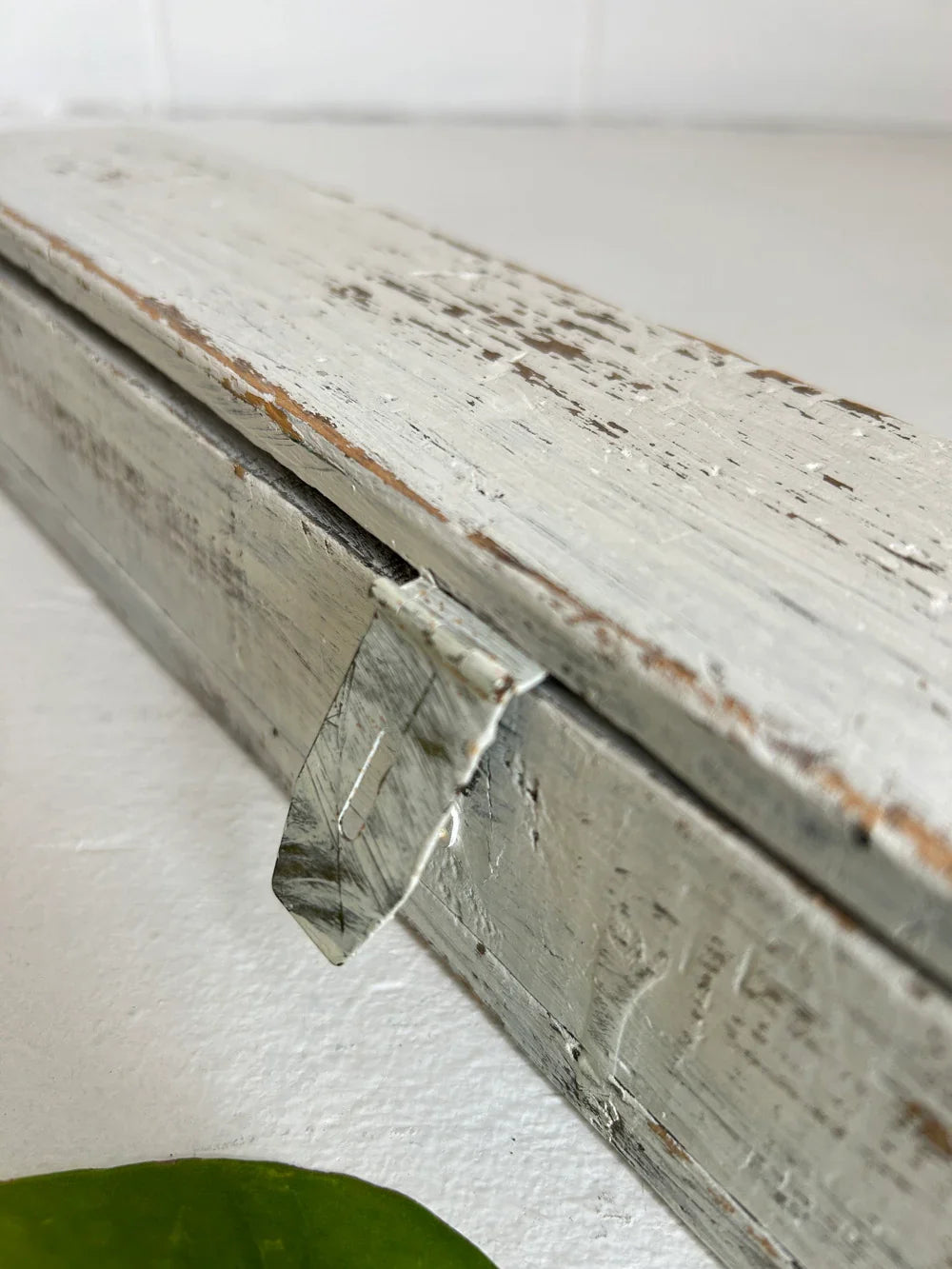Rustic Looking Rectangular Box Rustic White Wooden Rectangle Box with Lid – Love My Mat
