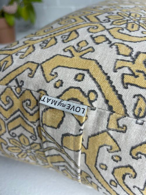 FitnessCushionIkatFabric