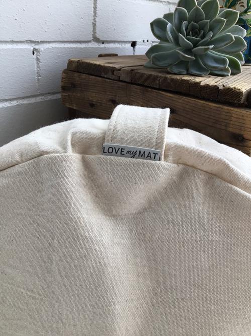 Ivory Meditation Cushion - Love My Mat