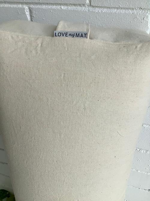 Ivory Yoga Bolster - Love My Mat