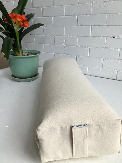 Ivory Yoga Bolster - Love My Mat