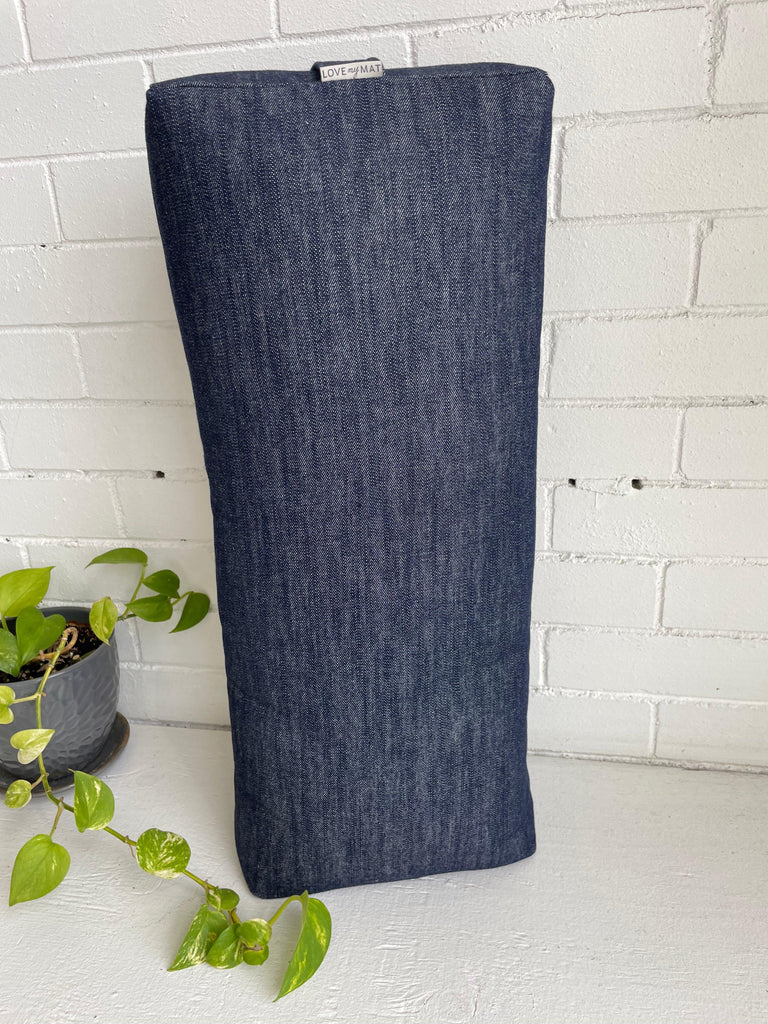 Denim Traditional Bolster - Love My Mat