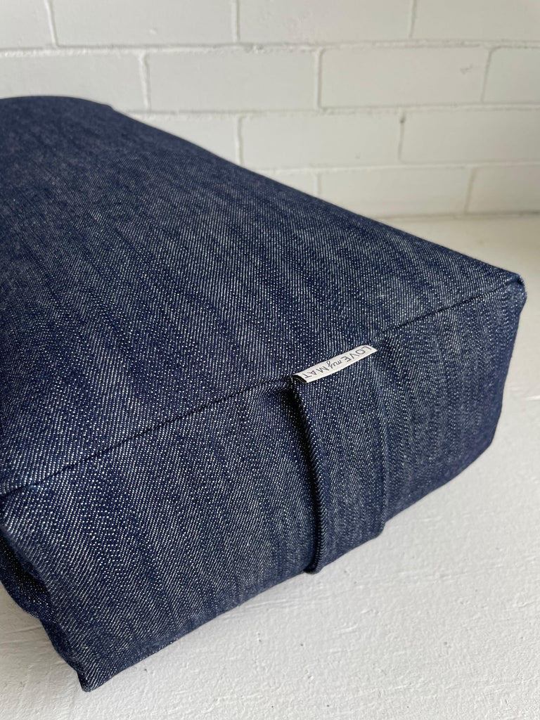 Denim Traditional Bolster - Love My Mat