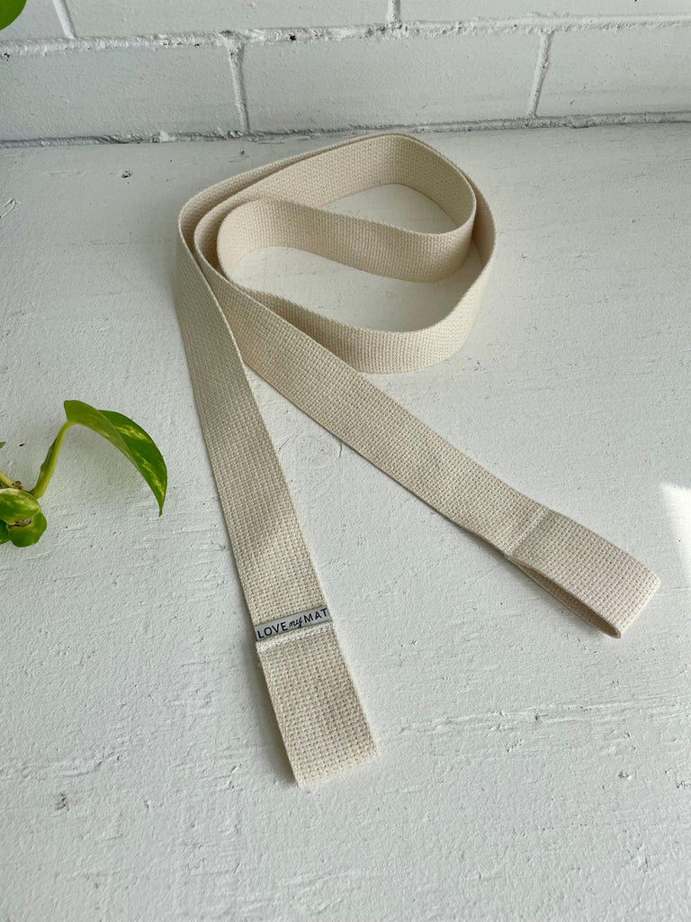 Natural Cotton Mat Strap - Love My Mat