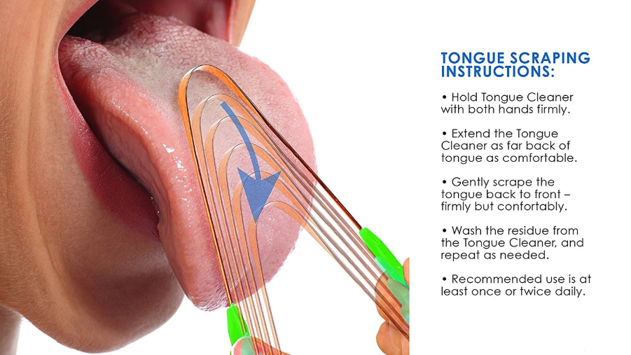 How to use a copper tongue scraper