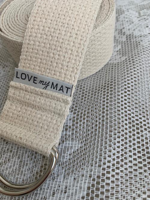 Extra Long Yoga Straps made in Canada with pretty fabrics